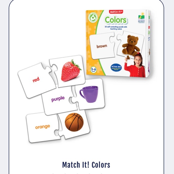 NEW - Never used The Learning Journey Match It! - ABC’s, Colors & Counting - Picture 2 of 12